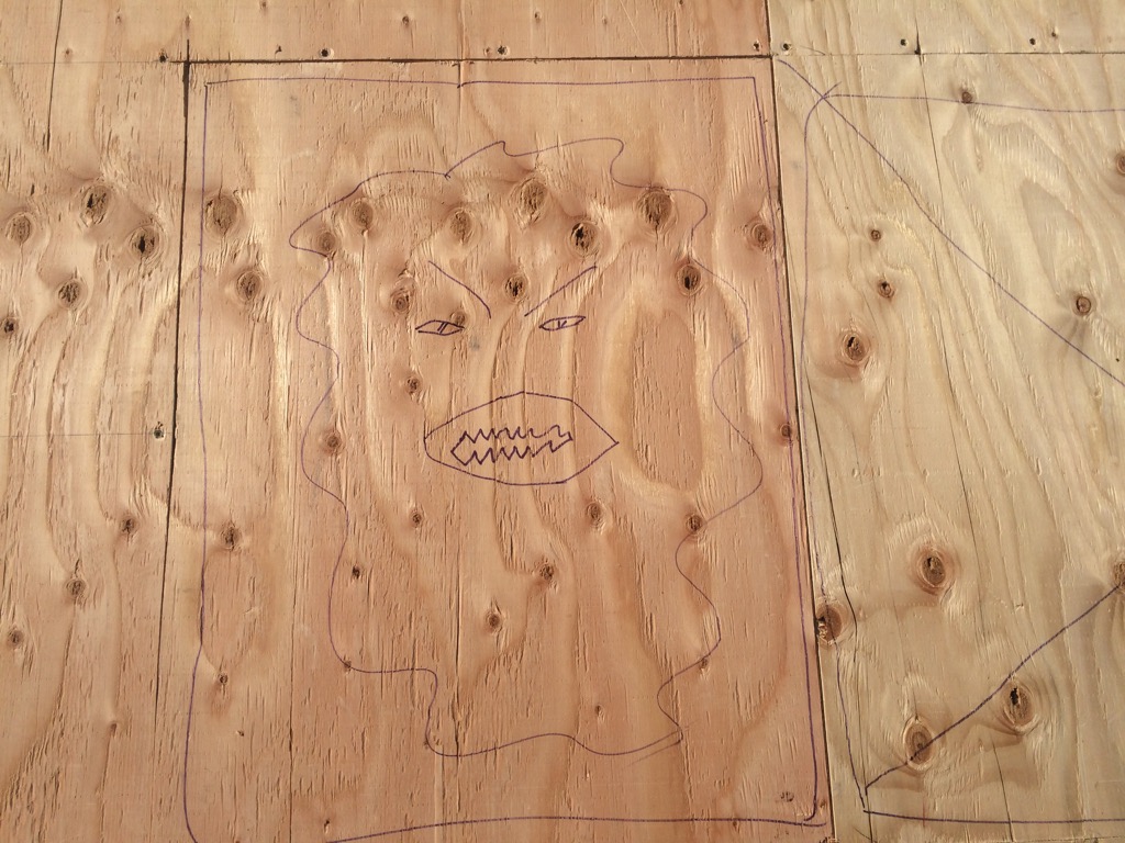 scary face